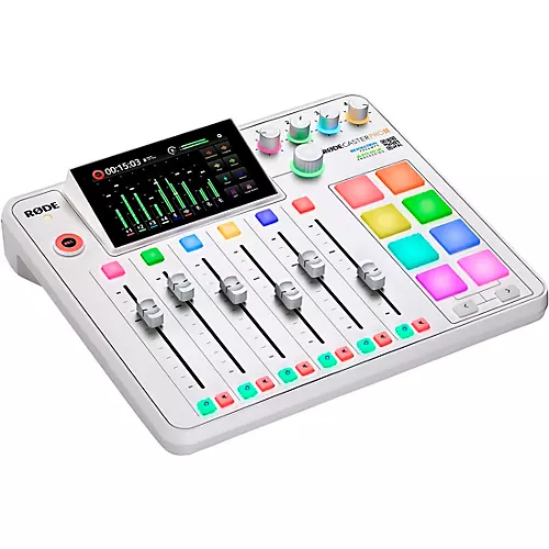 RODE RodeCaster Pro II Podcast Production Console - White