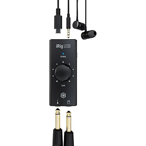 IK Multimedia iRig USB Instrument Audio Interface (USB-C)
