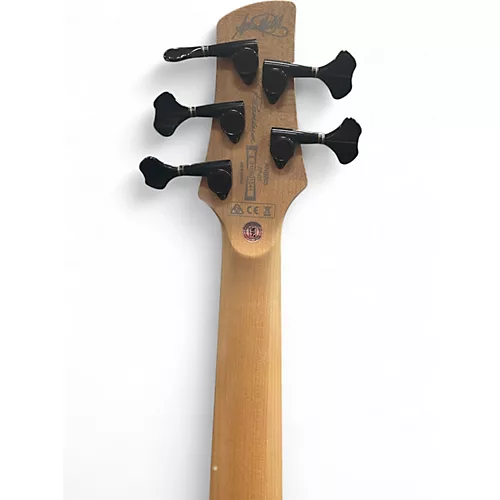 Used Ibanez ANB205 Premium Series Adam Nitti Signature Bass Wine Red Burst Electric Bass Guitar Wine Red Burst