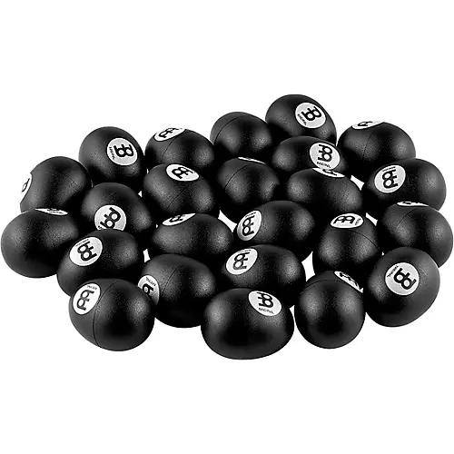 MEINL 24-Piece Egg Shaker Assortment Black
