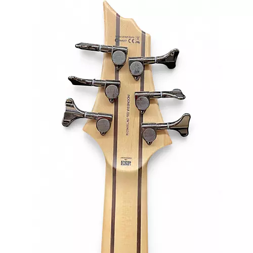 Used ESP LTD B-206SM Spalted Maple Electric Bass Guitar Spalted Maple