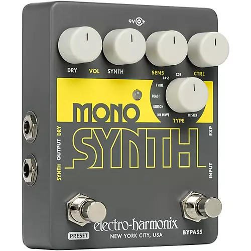 Electro-Harmonix Guitar Mono Synth Effects Pedal