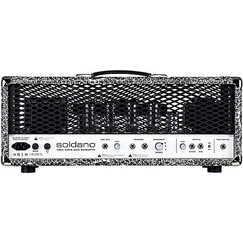 Soldano SLO-100 Super Lead Overdrive 100W Tube Amp Head Snakeskin