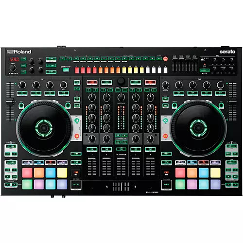 Roland DJ-808 DJ Controller with Laptop Stand