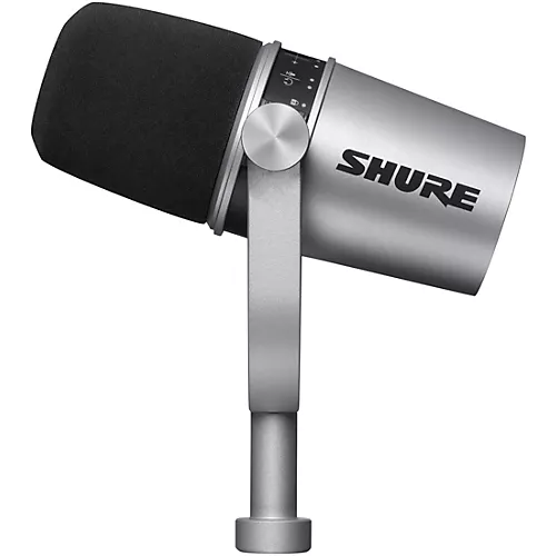 Shure MV7-S USB Microphone and AONIC215 Earphones Content Creator Bundles Black