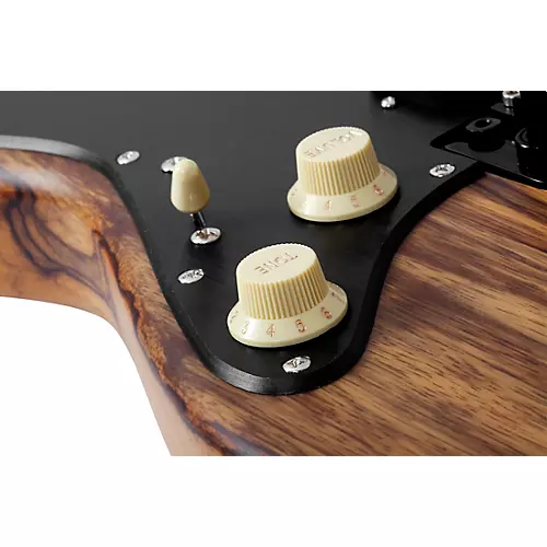 Schecter Guitar Research SVSS Exotic Left-Handed Electric Guitar Black Limba
