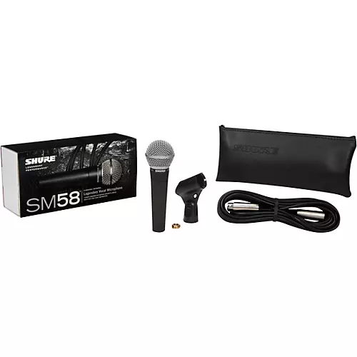 Shure SM58 Microphone With 25' Mic Cable