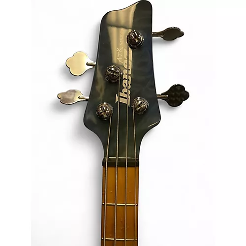 Used Ibanez ATK700 Blue Burst Electric Bass Guitar Blue Burst
