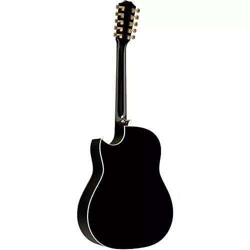 Taylor 657ce 10-String Grand Pacific Acoustic-Electric Bajo Quinto Black