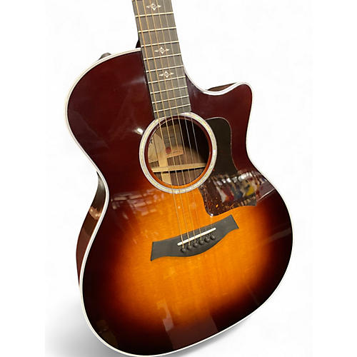 Used Taylor 414CE V-Class Sunburst Acoustic Electric Guitar Sunburst