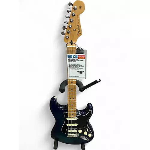 Used Fender Player Stratocaster Blue Solid Body Electric Guitar Blue