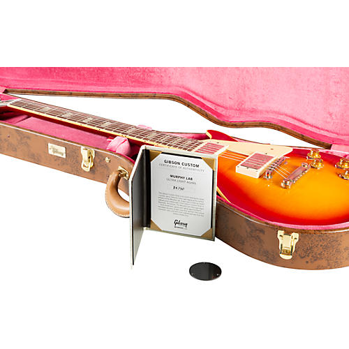 Gibson Custom Murphy Lab 1958 Les Paul Standard Reissue Ultra Light Aged Electric Guitar Bourbon Burst