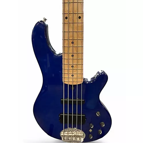 Used Lakland 55-02 Skyline Series 5 String Blue Sapphire Electric Bass Guitar Blue Sapphire