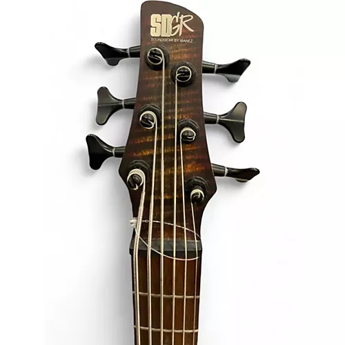 Used Ibanez SR876 Antique Natural Electric Bass Guitar Antique Natural