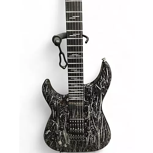 Used Schecter Guitar Research C1 SILVER MOUNTAIN FLOYD ROSE  Silver Electric Guitar Silver