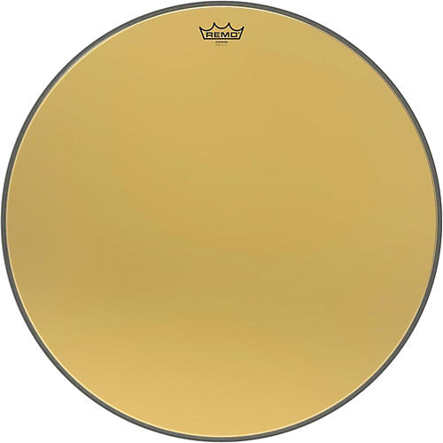 Remo Ambassador Starfire Gold Bass Drumhead 18 in.