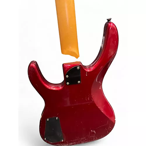 Used Squier HM BASS Candy Apple Red Electric Bass Guitar Candy Apple Red