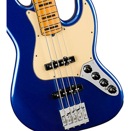 Fender American Ultra Jazz Bass Maple Fingerboard Cobra Blue