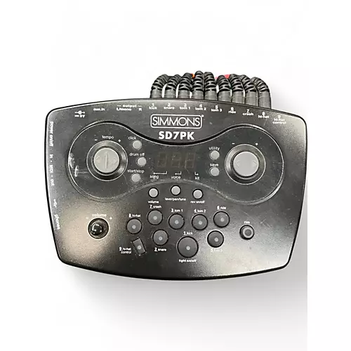 Used Simmons SD7PK Electric Drum Set