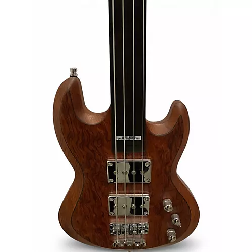 Used Warwick Fretless Jack Bruce Signature Cream Reunion natural mahogany Electric Bass Guitar natural mahogany