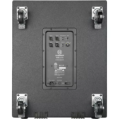 Harbinger VARI 2300 Series Powered Speakers and V2318S Subwoofer Package With Speaker Stands 12