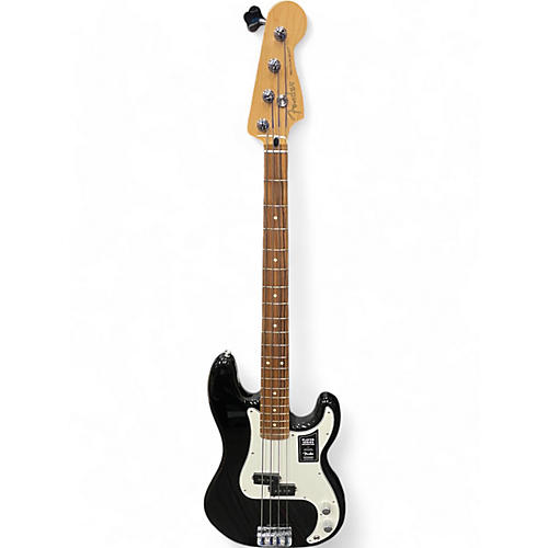 Used Fender Player Precision Bass Black Electric Bass Guitar Black