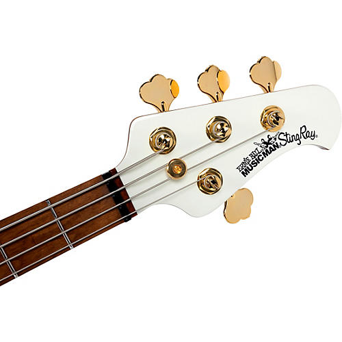 Ernie Ball Music Man StingRay Special H Electric Bass Guitar Ivory White