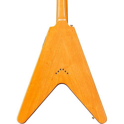 Gibson Custom 1958 Korina Flying V Black Pickguard Electric Guitar Natural