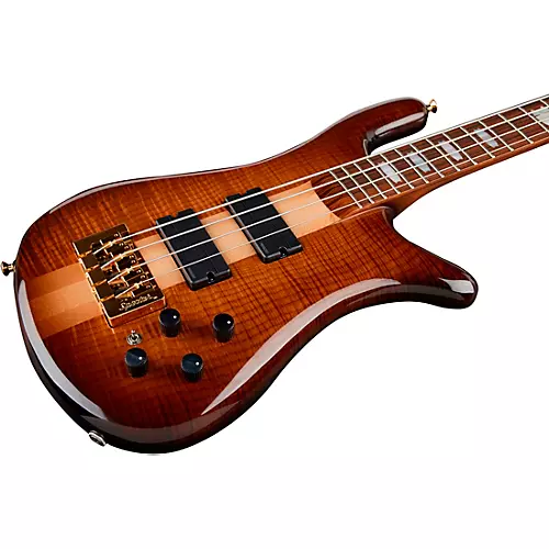 Spector NS4 Roasted Flame Maple Top Electric Bass Tobacco Sunburst