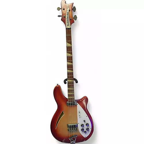 Vintage 1967 Rickenbacker 4005 Fireglo Electric Bass Guitar Fireglo