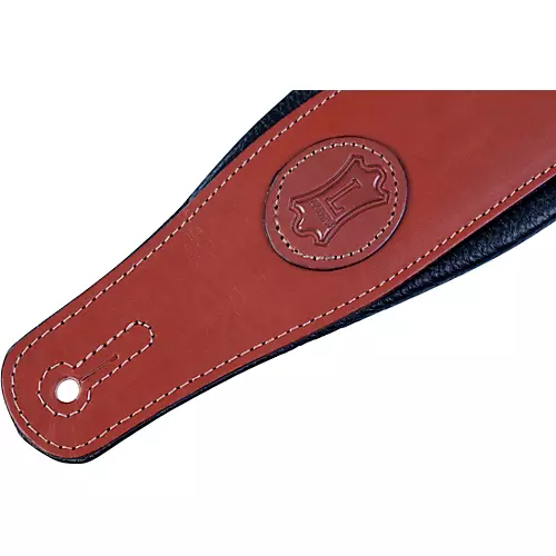 Levy's Boot Leather Guitar Strap Black
