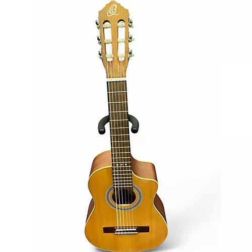Used Ortega RQ Natural Classical Acoustic Electric Guitar Natural