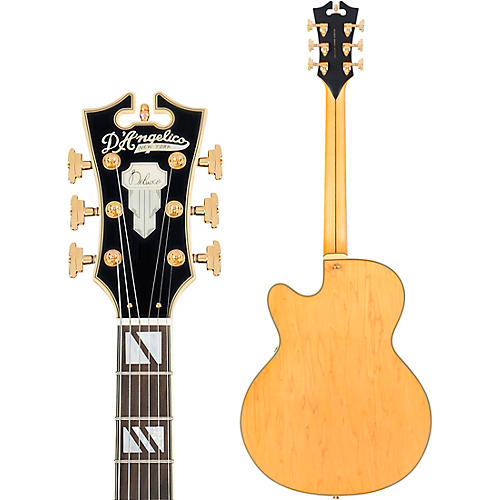 D'Angelico Deluxe 59 Hollowbody Electric Guitar Satin Trans Wine