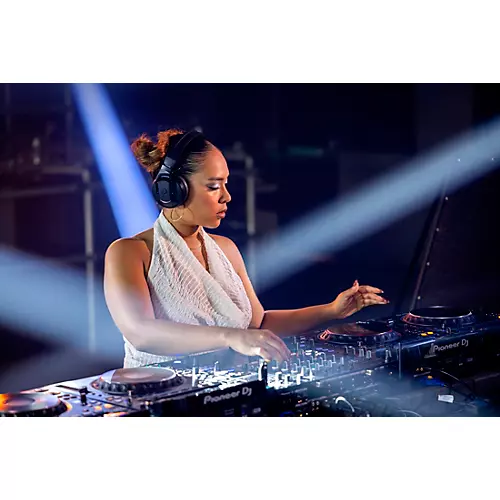 AlphaTheta HDJ-F10 Professional Wireless DJ Headphones With HP-TX01 Transmitter Black