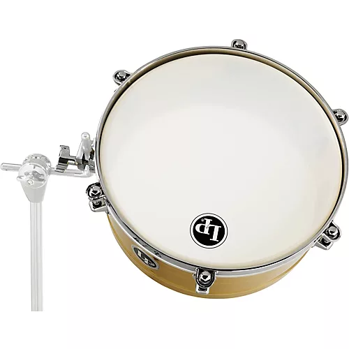 LP Brass Timbale With Chrome Hardware and Mount Bracket 13 x 6.5 in.