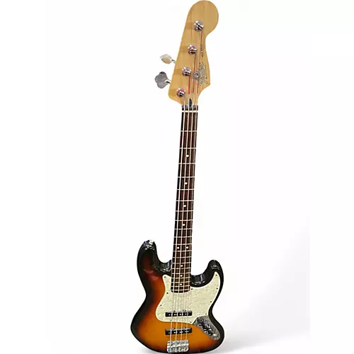 Used Fender Standard Jazz Bass 3 Color Sunburst Electric Bass Guitar 3 Color Sunburst