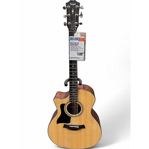 Used Taylor 314CE Natural Acoustic Electric Guitar Natural