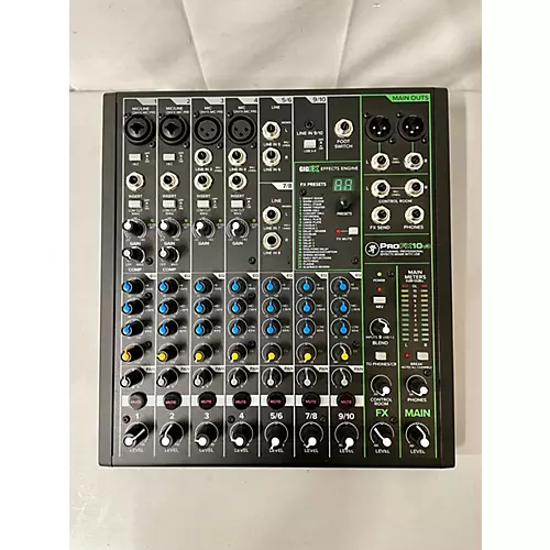 Used 2023 Mackie ProFX10 Unpowered Mixer