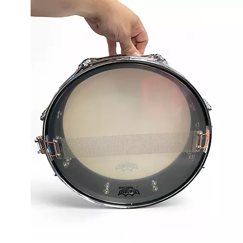 Used Pearl 3.5X13 Power Piccolo Snare Black Drum Black 71