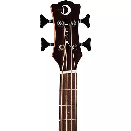Luna Tribal Short-Scale Acoustic-Electric Bass Guitar