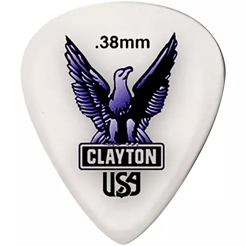 Clayton Acetal Standard Guitar Picks .63 mm 1 Dozen