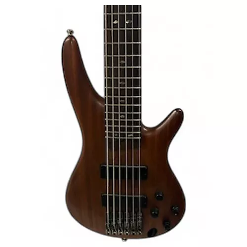 Used Ibanez Prestige SR5006 Natural Electric Bass Guitar Natural