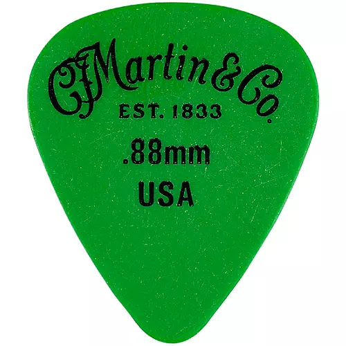 Martin Delrin Guitar Picks .50 mm 12 Pack