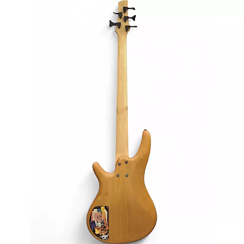 Used 1998 Ibanez SR405 5 String Natural Electric Bass Guitar Natural