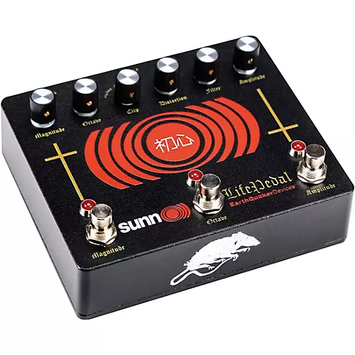 EarthQuaker Devices Sunn O))) Life Pedal V3 Distortion/Bendable Analog Octave Up/Booster Effects Pedal Black