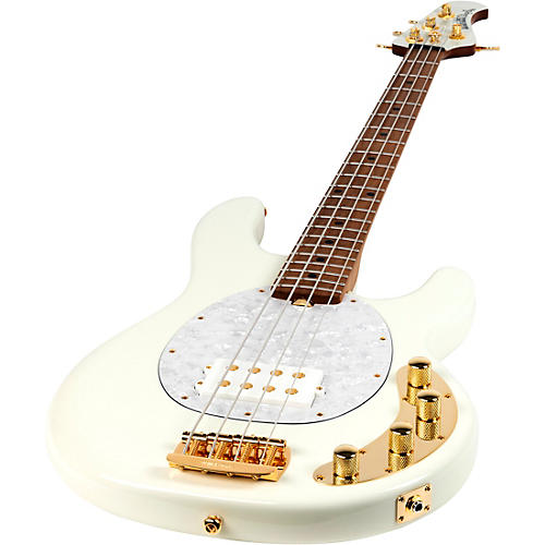 Ernie Ball Music Man StingRay Special H Electric Bass Guitar Ivory White