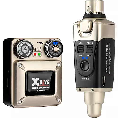 Xvive U45 In Ear Wireless System (5.8GHz) Gold