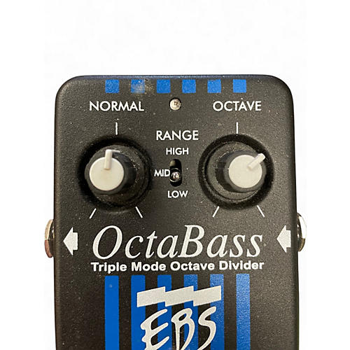 Used EBS Octabass Triple Mode Bass Octave Divider Bass Effect Pedal
