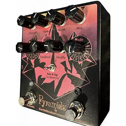 Used EarthQuaker Devices Pyramids Stereo Flanging Device Effect Pedal