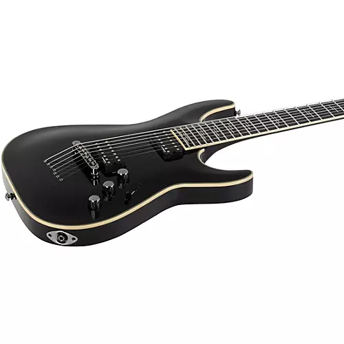 Schecter Guitar Research C-7 Blackjack 7-String Electric Guitar Gloss Black